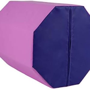 Polar Aurora Octagonal Tumbler Gymnastics Mat 24.4" x 28.7" Octagon Gymnastics Shape Tumbler Somersault Backbend Trainer Skill for Kids Home Gym Exercise