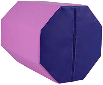 Polar Aurora Octagonal Tumbler Gymnastics Mat 24.4" x 28.7" Octagon Gymnastics Shape Tumbler Somersault Backbend Trainer Skill for Kids Home Gym Exercise