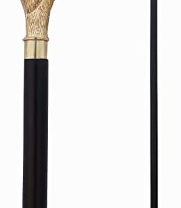 FYNJREX Cane -Gentleman Walking Cane with Lion Handle - Lightweight Walking Stick - Canes for Men,Women and Seniors – Canes with Power