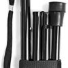 Ez2care Folding Cane - Adjustable lightweight Walking Cane with Carrying Case,Collapsible Portable Hand Walking Stick both for Man and Woman (Black) - Image 2