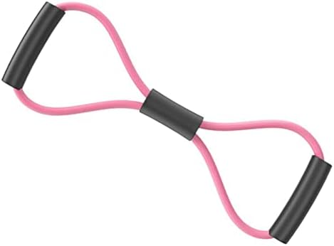 HYVET Workout Machine, Yoga Band Ergonomic Easy to Carry Back Shoulder Neck Stretching Resistance Loop Eight-Character Home Fitness Elastic Band