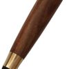 Medieval Replicas Walking Stick - Men Derby Canes and Wooden Walking Stick for Men and Women - 37" Brown Ebony Brass T Shape Handle in Golden Tone Natural Wood Unisex Cane ECTORIA - Image 9