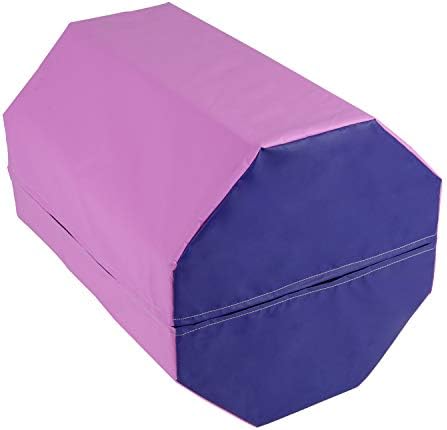 Polar Aurora Octagonal Tumbler Gymnastics Mat 24.4" x 28.7" Octagon Gymnastics Shape Tumbler Somersault Backbend Trainer Skill for Kids Home Gym Exercise - Image 4