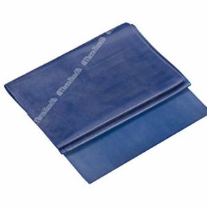 THERABAND Professional Latex Resistance Bands For Rehabilitation, Portable Fitness and Workout, Home Exercise, 5 Foot, Blue, Extra Heavy, Intermediate Level 2, Individual Package