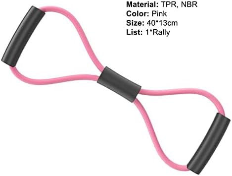 HYVET Workout Machine, Yoga Band Ergonomic Easy to Carry Back Shoulder Neck Stretching Resistance Loop Eight-Character Home Fitness Elastic Band - Image 3