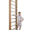 CleverWood Wooden Swedish Ladder SP0, Stall Bars Set for Physical Therapy & Gymnastics. Made in Europe - Image 3