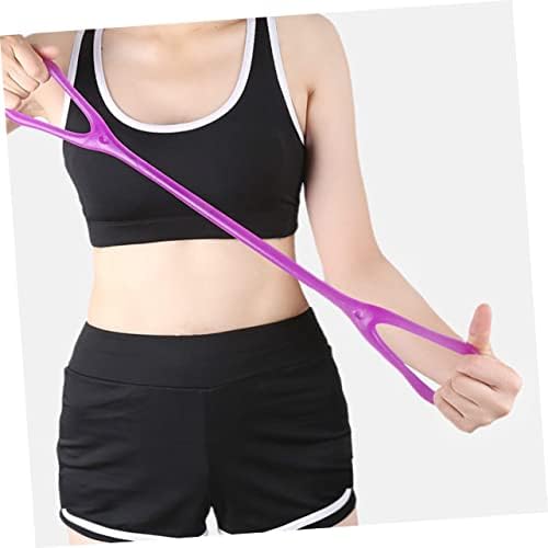 Healeved 2 Pieces Pull Rope Yoga Stretching Straps Exercise Stretch Bands Exercise Bands Resistance Elastic Rope for Exercise Resistance Band Exercise Fitness Equipment Fitness Yoga Band - Image 8