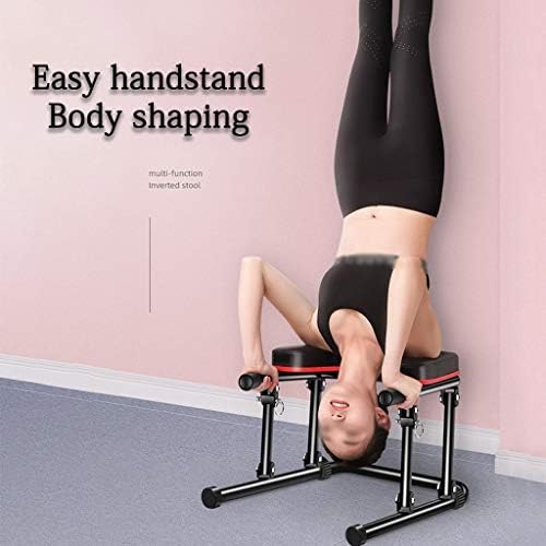 Inversion Equipment Home Use Inversion Stool, Foldable Fitness Ideal Chair, Yoga Aids Workout Chair, Easy to Assemble, Load Bearing 200KG (Color : Black, Size : 534335.5cm) - Image 2