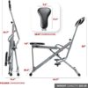 Sunny Health & Fitness Squat Assist Row-N-Ride® Trainer for Glutes Workout - Image 5
