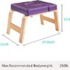 Original Cushion for Meditation Stool, Home Use Inversion Stool with Thickened Pu Pads, Yoga Stool for Family, Gym, Fitness, Yoga Inversion Chair,Black - Image 5