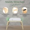 Yes4All Yoga Headstand Bench, Yoga Inversion Chair for Core Strengthening- White - Image 3