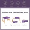 Original Cushion for Meditation Stool, Home Use Inversion Stool with Thickened Pu Pads, Yoga Stool for Family, Gym, Fitness, Yoga Inversion Chair,Black - Image 3