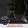 Taglory Rope Dog Leash 6FT with Comfortable Padded Handle, Highly Reflective Threads Dog Leash for Medium Dogs, 3/8 inch, Navyblue - Image 5
