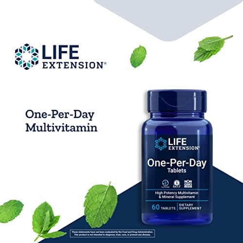 Life Extension One-Per-Day Multivitamin - Essential Vitamins & Minerals - for Healthy Immune Function, Cellular, Blood Vessel, Heart & Brain Health - Non-GMO, Gluten-Free - 60 Tablets - Image 4