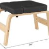 MURTISOL Yoga Chair Wood Stand Headstand Bench Stool with PVC Pads for Family, Gym, Relieve Fatigue and Keep Fit - Image 6