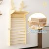 Benarita Wooden Swedish Ladder Wall Climbing Frame for Kids, Durable and Large Capacity Gymnastic Playset with Antler Decoration, Multi-Functional Indoor Playground for Boys Girls Adults - Image 3