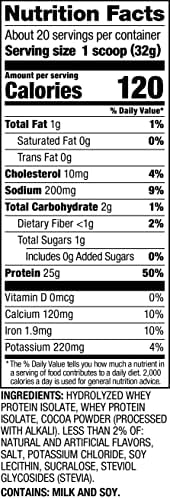Dymatize ISO100 Hydrolyzed Protein Powder, 100% Whey Isolate Protein, 25g of Protein, 5.5g BCAAs, Gluten Free, Fast Absorbing, Easy Digesting, Cocoa Pebbles, 20 Servings - Image 7