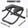 Yoga Headstand Bench, Feet Up Yoga Headstand Bench, Headstand Chair, Yoga Inversion Bench, Inversion Bench Foldable Inversion Chair Handstand Machine Can Support 330 Lbs Treat Back Pain - Image 8