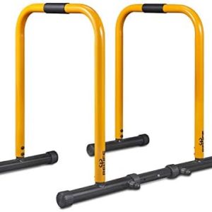 RELIFE REBUILD YOUR LIFE Dip Station Functional Heavy Duty Dip Stands Fitness Workout Dip bar Station Stabilizer Parallette Push Up Stand