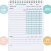 Fitness Journal Workout Planner Notepad For Women & Men Weight Loss,Daily Gym,Exercise Goals,Bodybuilding Progress,Wellness Tracker,6.7 X 9.4 inches, 60 sheets - Image 2
