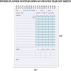 Fitness Journal Workout Planner Notepad For Women & Men Weight Loss,Daily Gym,Exercise Goals,Bodybuilding Progress,Wellness Tracker,6.7 X 9.4 inches, 60 sheets - Image 3
