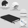 EPEWIZD Fitness Journal Hardcover 6- Month Workout Planner Undated Workout Log Book Home Gym Accessories for Women and Man (Black) - Image 2