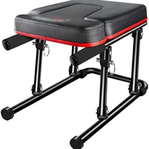 Inversion Equipment Home Use Inversion Stool, Foldable Fitness Ideal Chair, Yoga Aids Workout Chair, Easy to Assemble, Load Bearing 200KG (Color : Black, Size : 534335.5cm)