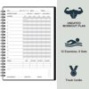 Fitness Journal - Workout Journal/Planner,8.3" x 6.3", Fitness Planner to Track Workout Process, 178 Pages with PP Cover + 2 Goals/Note Pages+ Twin-wire Binding - Image 6