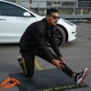 RUSH ATHLETICS PORTABLE JUMP ROPE Fitness Mat - 1m x 1m 6mm Thick, High Density Non-Slip, Workout Mats for Home Gym Flooring - Plyo, Cardio, MMA Mats (100cm Long x 100cm Wide x 6mm Thick) - Image 5