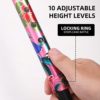 Quad Cane YOKABOZE Adjustable Walking Cane with 4-Pronged Base for Extra Stability Silicone Handle and Replaceable Lightweight Aluminum Walking Stick for Men or Women - Image 5
