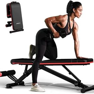 HARISON Adjustable Weight Bench Workout Benches for Home Incline Decline Flat Exercise Bench Home Gym Equipment