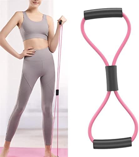 HYVET Workout Machine, Yoga Band Ergonomic Easy to Carry Back Shoulder Neck Stretching Resistance Loop Eight-Character Home Fitness Elastic Band - Image 4