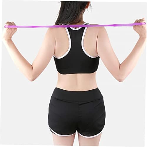 Healeved 2 Pieces Pull Rope Yoga Stretching Straps Exercise Stretch Bands Exercise Bands Resistance Elastic Rope for Exercise Resistance Band Exercise Fitness Equipment Fitness Yoga Band - Image 5