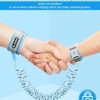 Kids Leash for Toddler, Dr.meter Reflective Anti Lost Wrist Link with Key & Lock, 8.2ft Safety Wristband Child Walking Harness for Supermarket Mall Airport Amusement Park Zoo Travel, Blue - Image 2