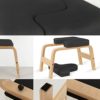 MURTISOL Yoga Chair Wood Stand Headstand Bench Stool with PVC Pads for Family, Gym, Relieve Fatigue and Keep Fit - Image 3