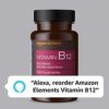 Amazon Elements Vitamin B12 Methylcobalamin 5000 mcg - Normal Energy Production and Metabolism, Immune System Support - 2 Month Supply, Berry Flavored Lozenges, 65 Count - Image 5