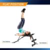 Marcy Multi-Purpose Adjustable Workout Utility Weight Bench for Full Body Upright, Incline, Decline, and Flat Exercise SB-228 , 42.00 x 26.00 x 48.00 inches, Black - Image 7