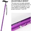 BeneCane Adjustable Folding Canes and Walking Sticks for Men and Women Easy Grip Handle for Arthritis Seniors … - Image 3