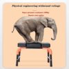 AHXF Headstand Stool Double Protective Yoga Inversion Chair Stand Yoga Chair Support Foldable Balance Training for Workout Fitness and Gym-Stress Relieve and Body Building Black - Image 2