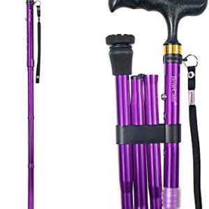 BeneCane Adjustable Folding Canes and Walking Sticks for Men and Women Easy Grip Handle for Arthritis Seniors …