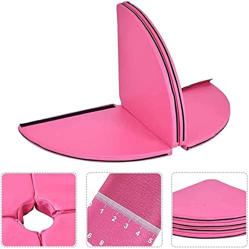 Pole Dance Mat Safety Foldable Yoga Exercise Gymnastics Training Safety Dancing Cushion Portable Circular Steel Pipe Crash Mat(Size:120x3cm,Color:Pink) - Image 6