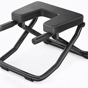 Yoga Headstand Bench, Feet Up Yoga Headstand Bench, Headstand Chair, Yoga Inversion Bench, Inversion Bench Foldable Inversion Chair Handstand Machine Can Support 330 Lbs Treat Back Pain