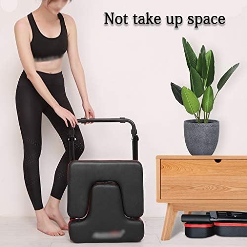 Inversion Equipment Home Use Inversion Stool, Foldable Fitness Ideal Chair, Yoga Aids Workout Chair, Easy to Assemble, Load Bearing 200KG (Color : Black, Size : 534335.5cm) - Image 3
