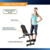 Marcy Multi-Purpose Adjustable Workout Utility Weight Bench for Full Body Upright, Incline, Decline, and Flat Exercise SB-228 , 42.00 x 26.00 x 48.00 inches, Black - Image 6
