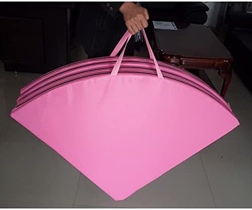 Pole Dance Mat Safety Foldable Yoga Exercise Gymnastics Training Safety Dancing Cushion Portable Circular Steel Pipe Crash Mat(Size:120x3cm,Color:Pink) - Image 7