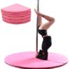 Pole Dance Mat，Foldable Pole Dancing Protect Mat Round Safety Mat，Yoga Beginner Dance Fitness Exercise Gymnastics Anti-Fall Anti-Skid Protective Mat - Image 3