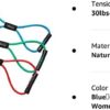 Figure 8 Resistance Band, Resistance Bands for Women Men, 8 Shaped Resistance Band for Arms, Chest Expander, Yoga Gym Fitness Pulling Rope 8 Word Elastic for Exercise Muscle Training Tubing - Image 8