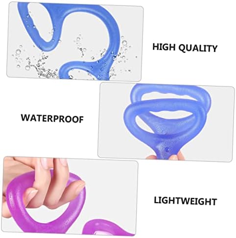 Healeved 2 Pieces Pull Rope Yoga Stretching Straps Exercise Stretch Bands Exercise Bands Resistance Elastic Rope for Exercise Resistance Band Exercise Fitness Equipment Fitness Yoga Band - Image 3