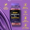 Carlyle Melatonin 5mg Gummies | 100 Count | 1 Gummy Per Serving | Natural Berry Flavor | 100% Drug Free | Non-GMO, Gluten Free Supplement - Image 4