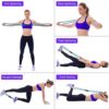Figure 8 Resistance Band, Resistance Bands for Women Men, 8 Shaped Resistance Band for Arms, Chest Expander, Yoga Gym Fitness Pulling Rope 8 Word Elastic for Exercise Muscle Training Tubing - Image 5
